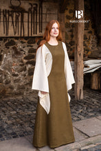 Load image into Gallery viewer, Wool Surcot Albrun Autumn Green
