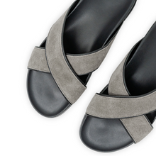 Load image into Gallery viewer, Men's Grigio Amalfi Crossover Sandal
