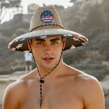 Load image into Gallery viewer, Peter Grimm Americano - Straw Lifeguard Hat
