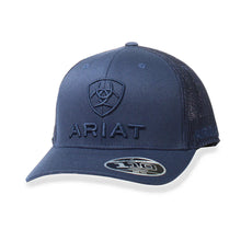 Load image into Gallery viewer, ARIAT 110 Logo (Navy) - Trucker Cap
