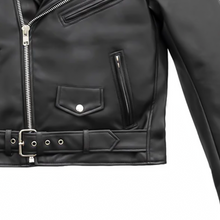 Load image into Gallery viewer, Cassandra - Women's Vegan Leather Motorcycle Jacket
