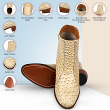 Load image into Gallery viewer, Jazzy Jackman Leather Print Ankle Length Boots
