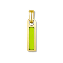 Load image into Gallery viewer, Birthstone Tag Pendant - 14K Gold
