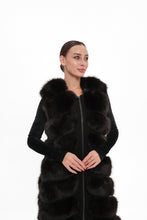 Load image into Gallery viewer, Genuine Polar Fox Fur Vest 90 cm
