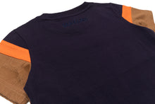 Load image into Gallery viewer, B141 Makobi Monogram KidsTee- Navy
