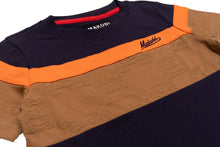 Load image into Gallery viewer, B141 Makobi Monogram KidsTee- Navy
