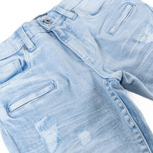 Load image into Gallery viewer, B1786 KIDS Rick Biker Jeans 2024 - Light Wash
