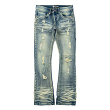 Load image into Gallery viewer, B1979 MAKOBI KIDS Jacob Stacked Jeans - Dirt
