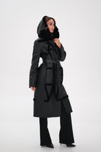Load image into Gallery viewer, Genuine Shearling Lamb Leather ⇆ Reversible Coat
