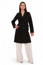 Load image into Gallery viewer, Lafayette Cashmere Blend Overcoat in Black
