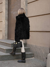 Load image into Gallery viewer, Genuine Tigrado Curly Shearling Coat
