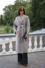 Load image into Gallery viewer, Classic Wool Blend Coat in Grey
