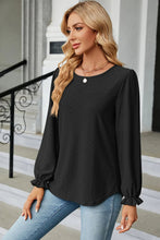 Load image into Gallery viewer, 🌸 Round Neck Flounce Sleeve T-Shirt
