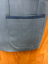 Load image into Gallery viewer, Moda Color Exclusive Light Blue Houndstooth 1-Button 100% Wool 2-Piece Turkish Slim Fit Suit
