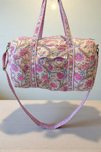 Load image into Gallery viewer, SC - ETA 3/12 - Birdie Pink Floral Duffel Bag
