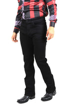 Load image into Gallery viewer, Holt Men&#39;s Jet Black Boot Cut Jeans
