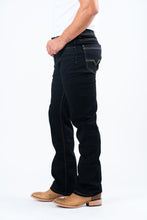 Load image into Gallery viewer, Holt Men&#39;s Jet Black Boot Cut Jeans
