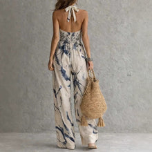 Load image into Gallery viewer, Women's Halter Backless Wide-Leg Jumpsuit | Boho Beach Jumpsuit in 7 Colors
