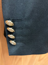 Load image into Gallery viewer, Moda Color Black Double Breasted Turkish Suit with Gold Buttons

