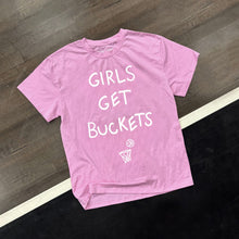 Load image into Gallery viewer, Girls Get Buckets - T-Shirt - Pink
