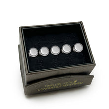 Load image into Gallery viewer, Stainless Steel Rope Border Round Studs
