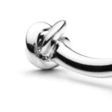 Load image into Gallery viewer, Double Sided Silver Knot Cufflinks
