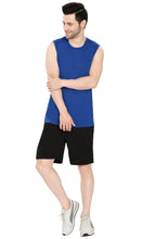 Load image into Gallery viewer, Mens Cotton Knit Shorts with Elastic Waistband and Inner Drawstrings
