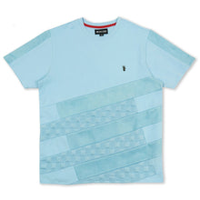 Load image into Gallery viewer, M389 Makobi Jacquard Solid tee- Light Blue
