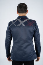 Load image into Gallery viewer, Men's Double Button Rhinestone Navy Blazer
