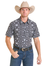 Load image into Gallery viewer, Aztec Print Shirt
