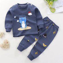 Load image into Gallery viewer, Cotton Pajama Set for Kids (Boys and Girls) - # BAAA81810014
