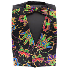 Load image into Gallery viewer, Vittorio Farina Mardi Gras Vest &amp; Bow Tie ONLY Ver 1.
