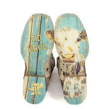 Load image into Gallery viewer, Tin Haul Golden Charolais - Women's Leather Cowgirl Boot
