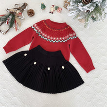 Load image into Gallery viewer, Baby Fair Isle Christmas Knit Sweater | NCS
