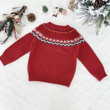 Load image into Gallery viewer, Baby Fair Isle Christmas Knit Sweater | NCS
