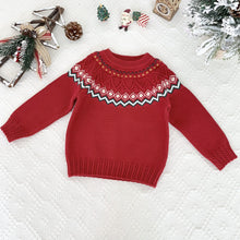 Load image into Gallery viewer, Baby Fair Isle Christmas Knit Sweater | NCS
