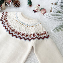 Load image into Gallery viewer, Baby Fair Isle Christmas Knit Sweater | NCS
