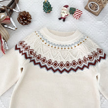 Load image into Gallery viewer, Baby Fair Isle Christmas Knit Sweater | NCS
