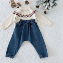 Load image into Gallery viewer, Baby Fair Isle Christmas Knit Sweater | NCS
