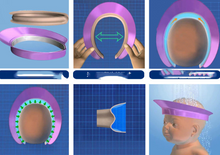 Load image into Gallery viewer, Kids Waterproof Bathing Cap for Infants and Toddlers - # BAGE11210008
