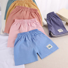 Load image into Gallery viewer, Cotton Linen Summer Shorts for Kids Ages 1-3 - # BAAA1B11010010
