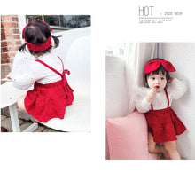 Load image into Gallery viewer, Baby Girl Princess Wind Romper Dress | Red | For Newborn - # BAAA1B1110002
