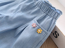 Load image into Gallery viewer, Girls' Denim Summer Shorts | For Ages 3-8 Years - # BAAA1B11010012 &amp; GIAA21410019
