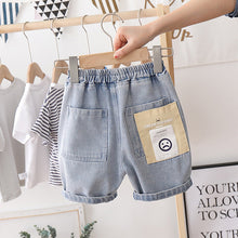 Load image into Gallery viewer, Boys' Denim Shorts for Ages 3-8 - Summer Style - # BOAA11410009
