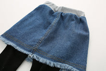 Load image into Gallery viewer, Autumn New Korean Style Girls Denim Skirt Pants - # GIAA21710001
