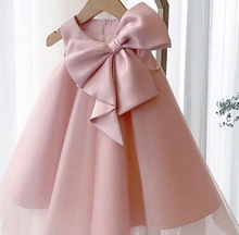 Load image into Gallery viewer, Big Bow Sleeveless Cocktail Dress for Baby Girls (One Piece) - # BAAA51110014
