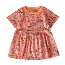 Load image into Gallery viewer, Cartoon Printed Summer Dress for Baby Girls - # BAAA51110007
