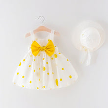 Load image into Gallery viewer, Girls' Sleeveless Dress with Bow Detail - # BAAA51110016
