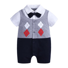 Load image into Gallery viewer, Gentleman Baby Bodysuit Summer Romper for Infants - # BAAA21110056
