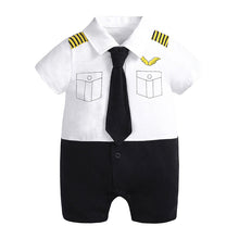 Load image into Gallery viewer, Gentleman Baby Bodysuit Summer Romper for Infants - # BAAA21110056
